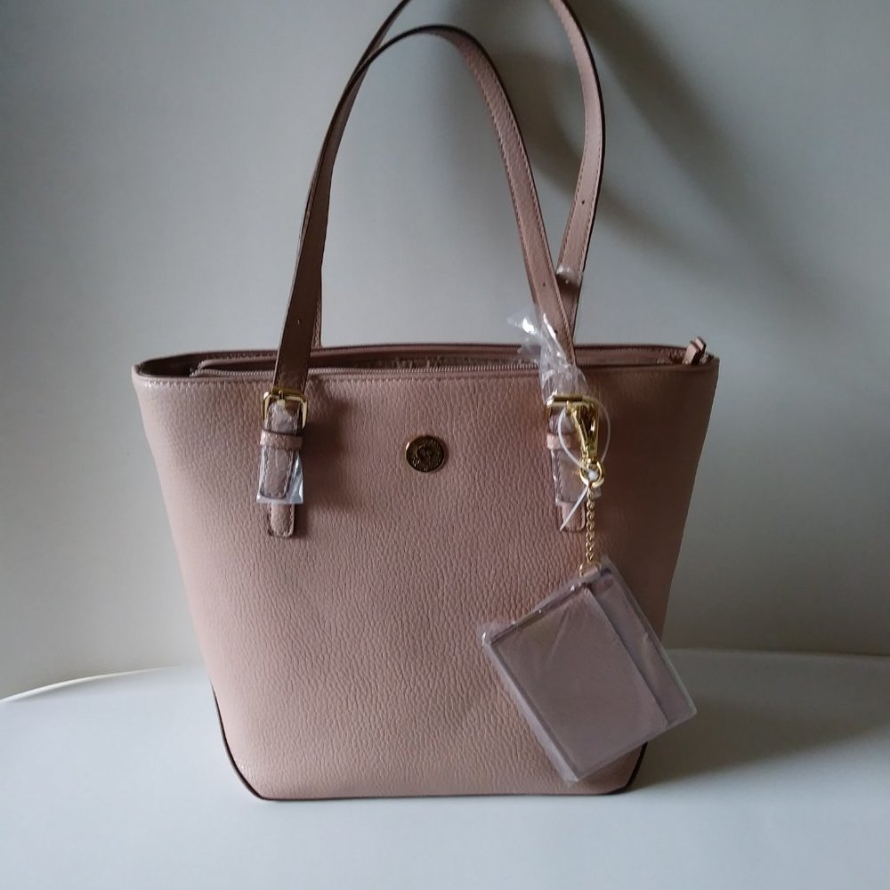 Anne Klein Antique Rose Handbag ID Holder - Picture 12 of 16